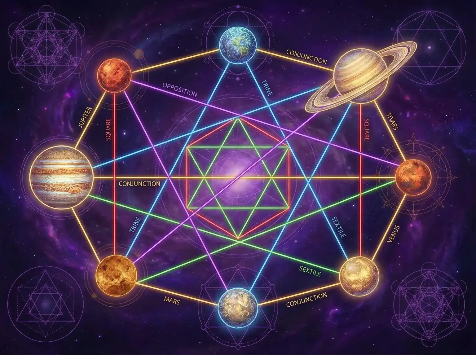 行星相位解读 - 亚洲一卡2卡3卡4卡5卡127 | 占星学进阶